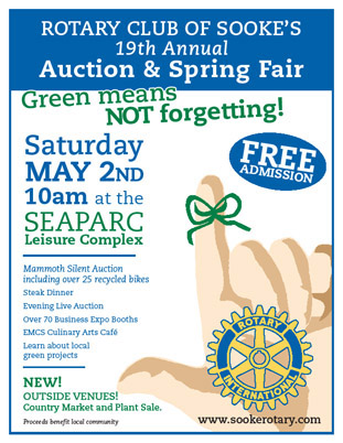 Sooke Auction Poster